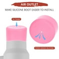 thumbnail image 3 of Uxcell Funda de Botella de Agua de Silicona [1PCS] - Funda Protectora Antideslizante para Proteger Botellas de Agua de Rasguños - [Rosa - 2.75 IN], 3 of 7