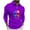 01 Purple, variant on Awdenio Long Sleeve Shirts for Men Quarter Zip Shirts Long Sleeve Pullover Lightweight Carnival Printed Casual Slim Fit Golf Shirt