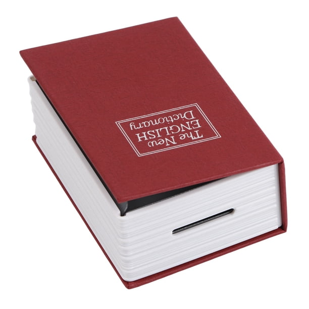 CAJA FUERTE PARA LIBROS, CAJA FUERTE PARA LIBROS DE DESVIO, CAJA DE SEGURIDAD OCULTA SEGRA DE METAL, CAJA DE SEGURIDAD OCULTA, CAJA DE COLECCIÓN PARA OCULTAR DINERO CON LLAVES