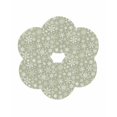 thumbnail image 7 of 13 Inch Round Placemats Set of 6, Green Christmas Non Slip Heat Insulation PP Table Mats, Snowflakes Xmas Winter New Year Washable Place Mats for Kitchen Dining Party Table Decor, 7 of 7