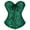 Black Green, variant on Corset Tops for Women Bustiers Basques and Overbust uk Lace up Princess Plus Size Blue 6XL