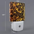 thumbnail image 2 of Salouo Orange Lightning for Night Lights Plug into Wall 1 Pack, 0.5W Plug in Night Light with Dusk-to-Dawn Light Sensor LED Nightlight for Bathroom, Adult, Hallway-UK, 2 of 7