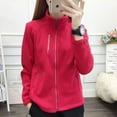 thumbnail image 1 of Veste Cardigan Femme Grande Taille TG-5TG Automne Hiver Flocon de Neige Polaire, 1 of 7