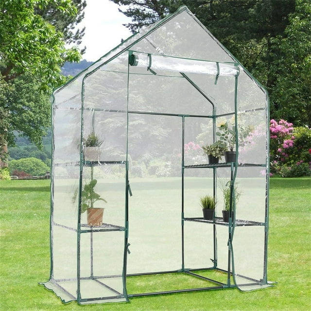 Costway Invernadero con Cubierta 143 * 73 * 195cm para Jardín