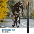 thumbnail image 7 of Unique Bargains Bicycle Seat Post Aluminum Alloy Seat Tube with Scale Mark Universal for MTB Mountain Bike Black 31.8x550mm, 7 of 7