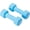 Blue, variant on JFIT Vinyl Dumbbell (Set of 2), 2 LBS