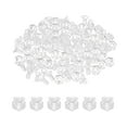 thumbnail image 1 of Uxcell 50Pcs M3x6mm Clear Plastic Phillips Countersunk Screws with Hex Nuts Kit, 1 of 7