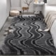 thumbnail image 2 of Alfombra Merelax de 152 x 244 cm, suave y esponjosa, gris peluda, 2 of 9