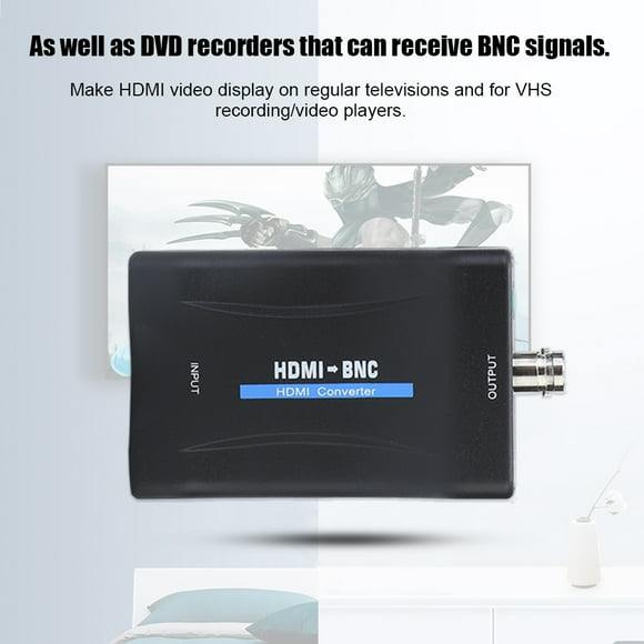 Convertidor de señal Convertidor de señal de video compuesto de apariencia clásica Mano de obra exquisita respetuosa con el medio ambiente para grabadoras de DVD para