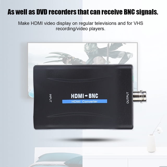 Convertidor de señal Convertidor de señal de video compuesto de apariencia clásica Mano de obra exquisita respetuosa con el medio ambiente para grabadoras de DVD para