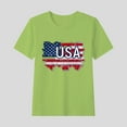 thumbnail image 2 of CFLVAEK USA Flag Shirt for Kids 4th of July Patriotic Tshirts Indenpendence Day Tees Comfy Cotton Short Sleeve Crewneck T Shirts 14 Years, 2 of 6