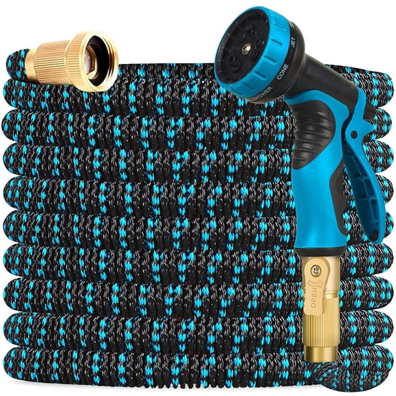 QISHENSHUI High-Performance No-Kink Water Hose – Lightweight Build, Enhanced Flexibility & Upgraded Leakproof Technology for All Your Outdoor Watering Needs, 75 ft