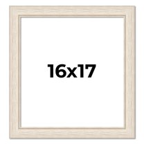 16x17 Frame White Real Wood Picture Frame Width 1.75 inches | Interior Frame Depth 0.5 inches |