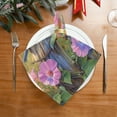 thumbnail image 2 of Satin Polyester Napkins - 20x20 InchSingle-Sided Printed Napkins, 1-Piece/4-Piece/6-Piece Set, DIY Personalized Table Setting，Two Blue Birds, 2 of 8
