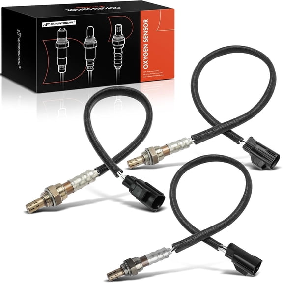 A-Premium O2 Oxygen Sensor Compatible with Ford Focus 2005-2007 2.0L, Focus 2003-2007 2.3L, Center and Downstream and Upstream, 3-PC Set