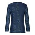 thumbnail image 3 of Birdeem Haut à Manches Longues Style Confortable Col Rond Doux Imprimé pour Femmes, 3 of 8