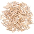 thumbnail image 1 of Mini pinzas para ropa artesanales de madera resistentes de 1 pulgada, 100 piezas, 1 of 5