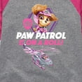 thumbnail image 3 of Paw Patrol - Paw Patrol Is On A Roll - Toddler And Youth Girls Raglan Graphic T-Shirt, 3 of 6