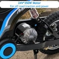 thumbnail image 5 of 2025 New 24V Kids Electric Dirt Bike 350W High-Torque Motorcycle for Ages 8-14,Up to 14.29 Mph,2-Speed Modes,Rear-Wheel Drive,Off-Road Ride-On Motocross Bike,Durable Design, for Young Riders, 5 of 8