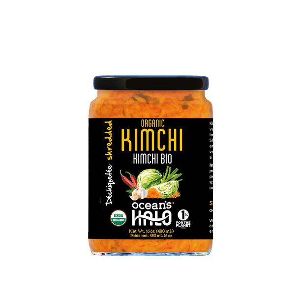 Ocean's Halo Organic Kimchi, Vegan, ShelfStable, 16 oz (454 g), OCEAN