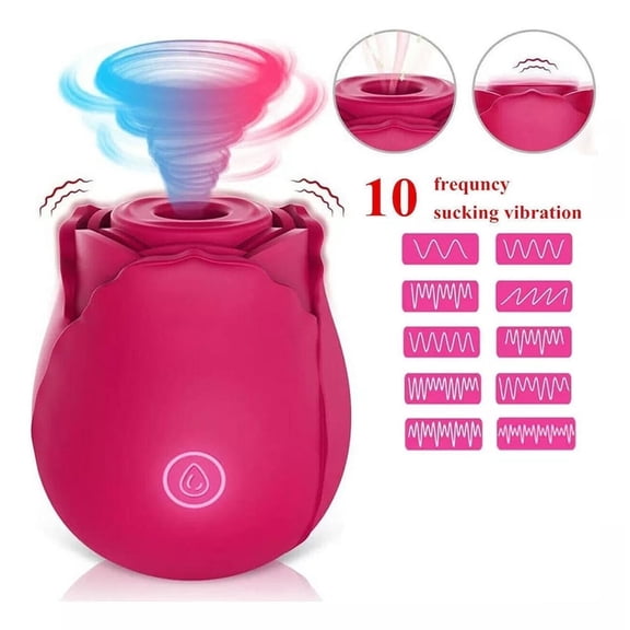 TLUDA Rose Toys Vibrator for Women, Sucking Vibrator Adult Toy