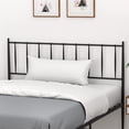 thumbnail image 5 of Queen Size Metal Platform Bed Frame with Headboard,Bed Frame Mattress Foundation with Slat Support and 12.3" Storage Height No Box Spring Needed for Girl Boy Adults Black, 5 of 7