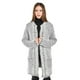 thumbnail image 5 of Cardigan largo con diseño geometrico Roman Fashion /Juvenil, 52424 (Gris) gris UNI, 5 of 6