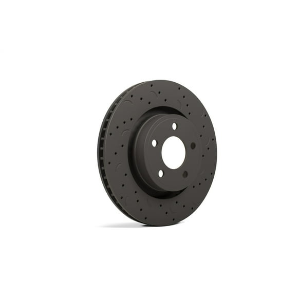 Hawk Performance Htc4917 Talon Cross Drilled And Slotted Brake Rotors