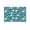 Snow Teal, variant on Black White Floral Sun Shade Sail 6.5'x10' Rectangle Outdoor Shade Canopy, Farmhouse Vintage Botanical Leaves Porch Shades Outdoor Sun Blocking Screen, Sunshade Cloth Covers for Patio/Deck/Garden