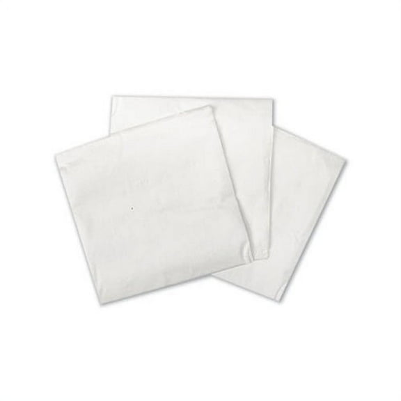 Cocktail Napkins 1-Ply, 9w x 9d, White, 500/Pack, 8 Packs/Carton