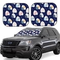 thumbnail image 1 of Saiise Mom And Baby Owls for Foldable Car Sun Shades (2-Pack) Offer Sun Protection with an Easy-fold Design for Convenient Windshield Shading-Large, 1 of 6