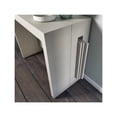 thumbnail image 5 of Casabianca Home Erika Extendable Console Table In Beige Textured Melamine, 5 of 5