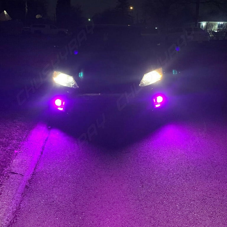 H11 H8 H9 LED Fog Light Pink purple 20-SMD Bulbs Pack of 2 Fog Lights  Driving Lamps 