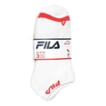 thumbnail image 1 of Calcetines Fila No Show 3 Pack Blanco Blanco Unico, 1 of 4