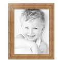 thumbnail image 2 of ArtToFrames 11" x 14" Gold with Green Tones Picture Frame, 11x14 inch Gold Wood Poster Frame (WOM-5079), 5 Pack, 2 of 5