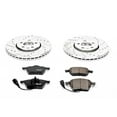 thumbnail image 3 of PowerStop Front Z23 Evolution Sport Carbon-Fiber Ceramic Brake Pad and Drilled & Slotted Rotor Kit Fits: VOLKSWAGEN Select Models K898, 3 of 10