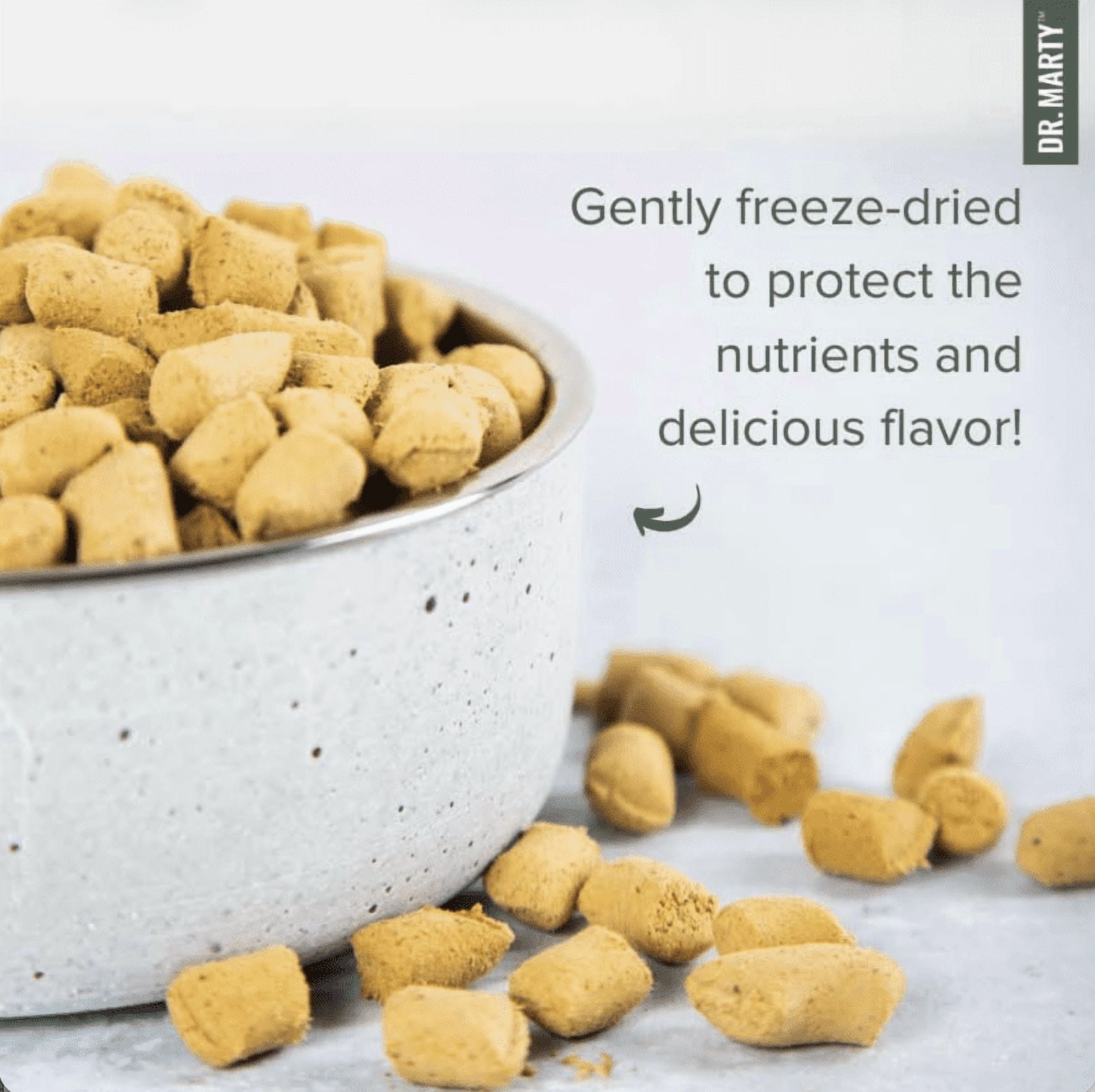 Dr. Marty Jasmine's Gems Freeze-Dried Raw Chicken Liver Cat Treats, 4 oz (2 Pack)