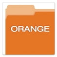 thumbnail image 4 of Pendaflex 1521/3ORA Two-Tone File Folders, 1/3 Cut Top Tab, Letter, Orange/Light Orange, 100/Box, 4 of 6