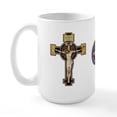 thumbnail image 2 of CafePress - Benedictine Crucifix And Medal Mugs - 15 oz Ceramic Large White Novelty Mug, 2 of 6