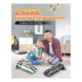thumbnail image 1 of Remote Control Car RC Cars, RC Stunt Snake Car, 360° Roll Rotation Car Toys with LED Lights for Kids Ages 6+, Grey, 1 of 8
