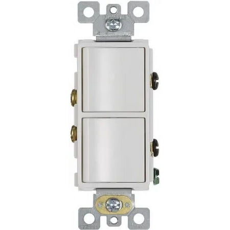 Broan 15 amps 2-Way Rocker Switch White 6 pk