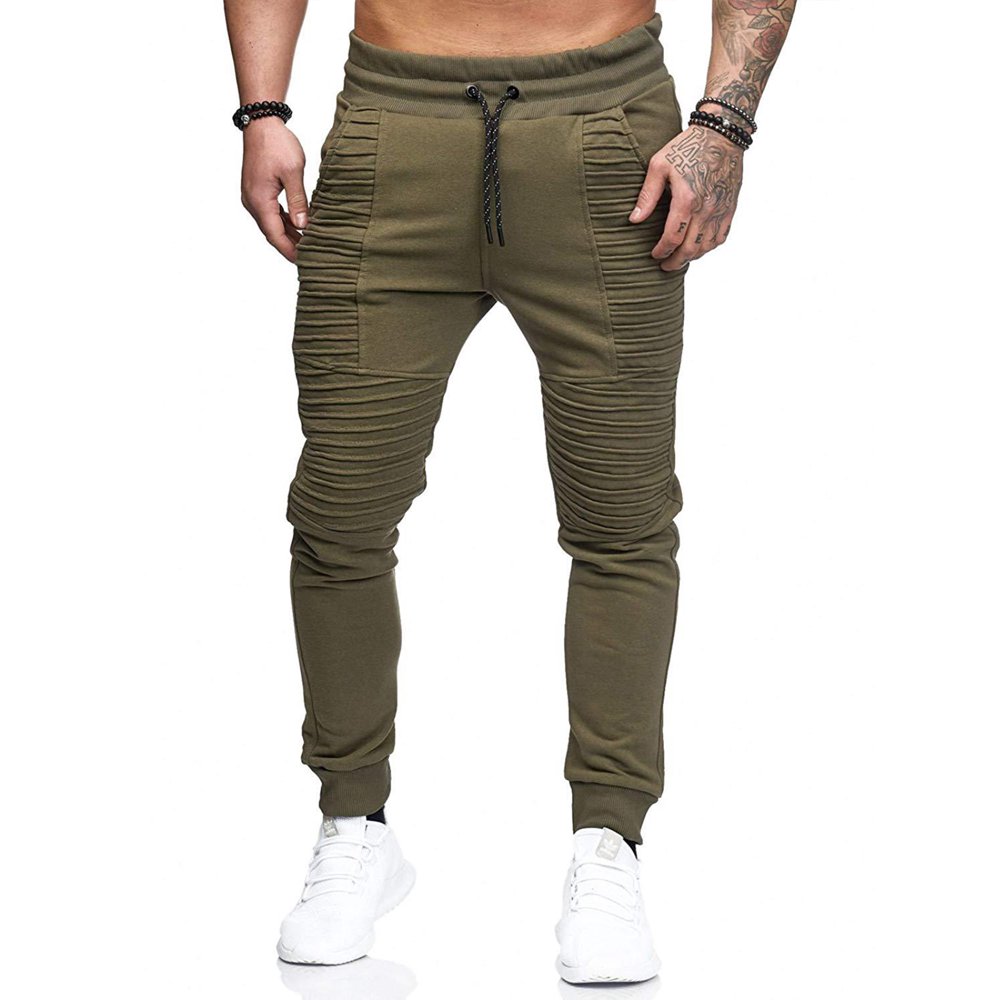 closed bottom sweatpants with pockets