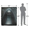 thumbnail image 2 of The Nun Blanket, 50'x60' Poster Woven Tapestry Cotton Blend Fringed Throw Blanket, 2 of 6