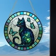 thumbnail image 4 of Sun Catchers Indoor Window, Butterfly Black Cat Acrylic Window Hanging Decoration, Sun Catcher Decor for Living Room Bedroom Summer Home Balcony Ornaments Decoration, 4 of 6