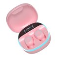thumbnail image 2 of Injueey Auriculares compatibles con Bluetooth Auriculares inalámbricos impermeables con micrófono Auriculares pequeños Accesorios manos Electrónica Rosa, 2 of 6