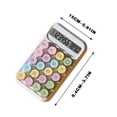 thumbnail image 3 of CaiYueKe 10-Digit Portable Calculator with Large LCD Display, Desktop Office Financial Calculator, Home and Business Use, Sensitive Keys, Compact Candy Design, 3 of 6