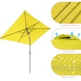thumbnail image 3 of ACEGOSES 10 x 6.5ft Outdoor Patio Table Umbrella with Non-Fading canopy for Garden and Yard,Yellow, 3 of 7