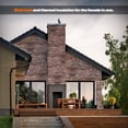 thumbnail image 4 of Izodekor 3D Brick Effect Wall Panels - Cladding, Stone Look, Styrofoam Facing for Living Room, 19x39 in, 10 Panels, Old Castle SL-1907, 4 of 11