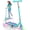 Blue, variant on MIHOVER Electric Scooter for Kids with Adjustable Handlebar and LED Lights, Blue