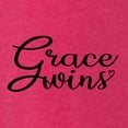 thumbnail image 5 of Wild Bobby Grace Wins Script Inspirational/Christian Women Tri-Blend Racerback Tank Top, Shocking Pink, Medium, 5 of 5